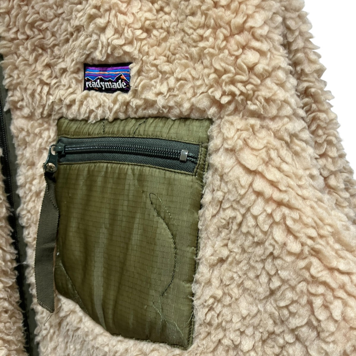 READYMADE Teddy JacketフリースジャケットRE-FU-BE-00-00-181 古着・中古-4枚目のアイテム画像