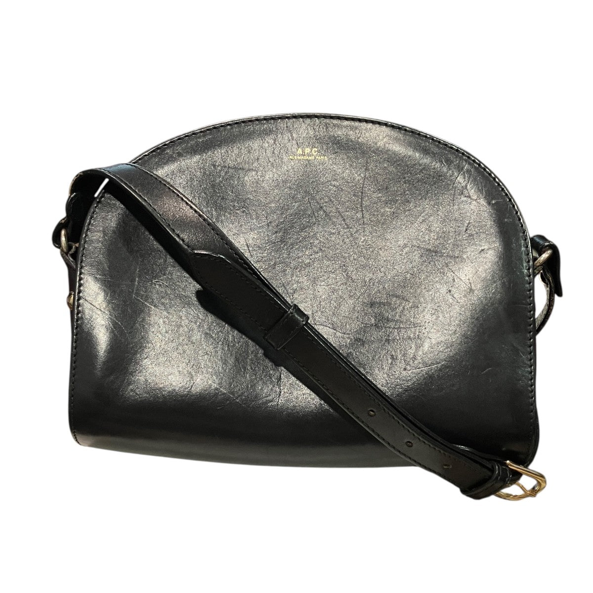 A．P．C． demi-luneショルダーバッグ 古着・中古-1枚目のアイテム画像