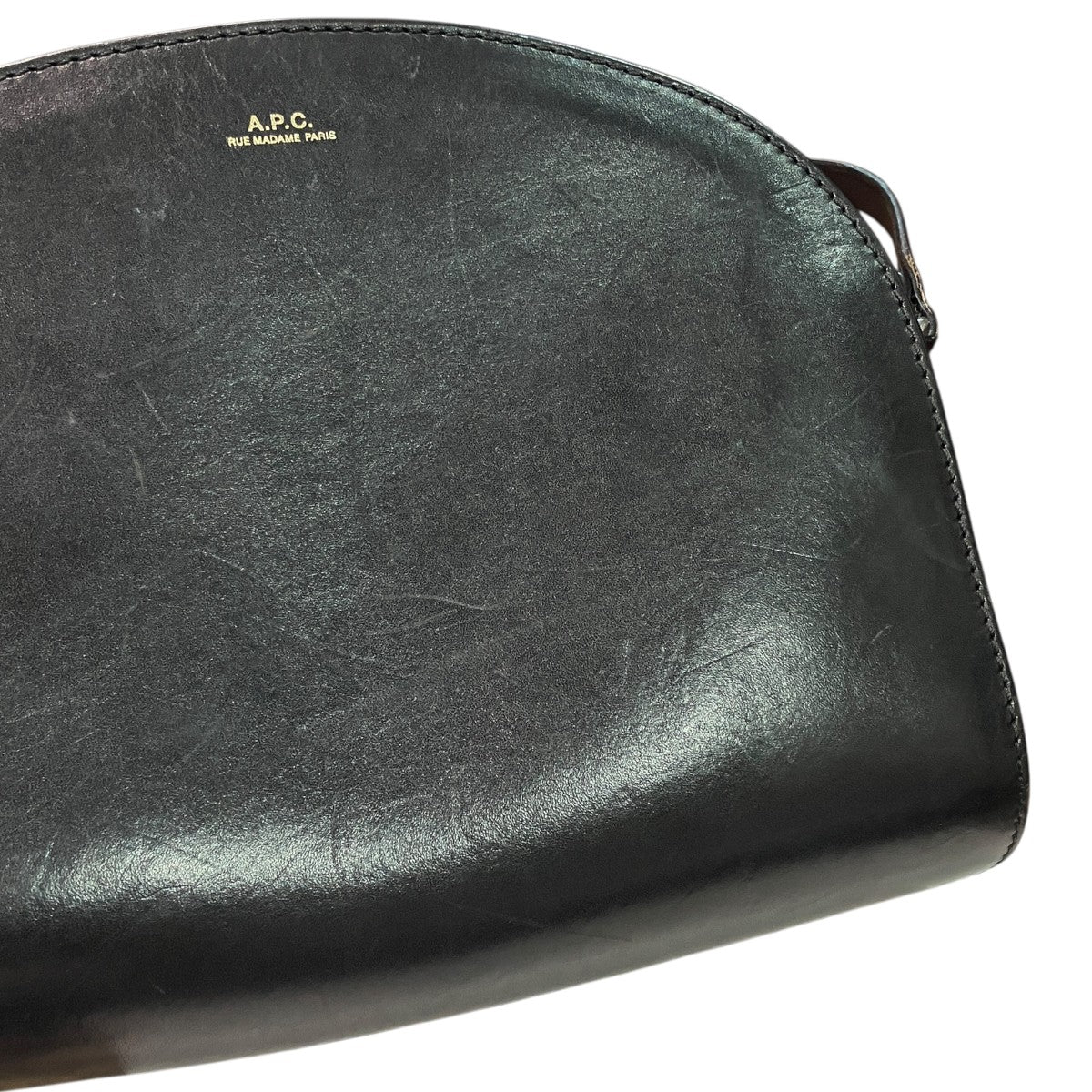 A．P．C． demi-luneショルダーバッグ 古着・中古-6枚目のアイテム画像