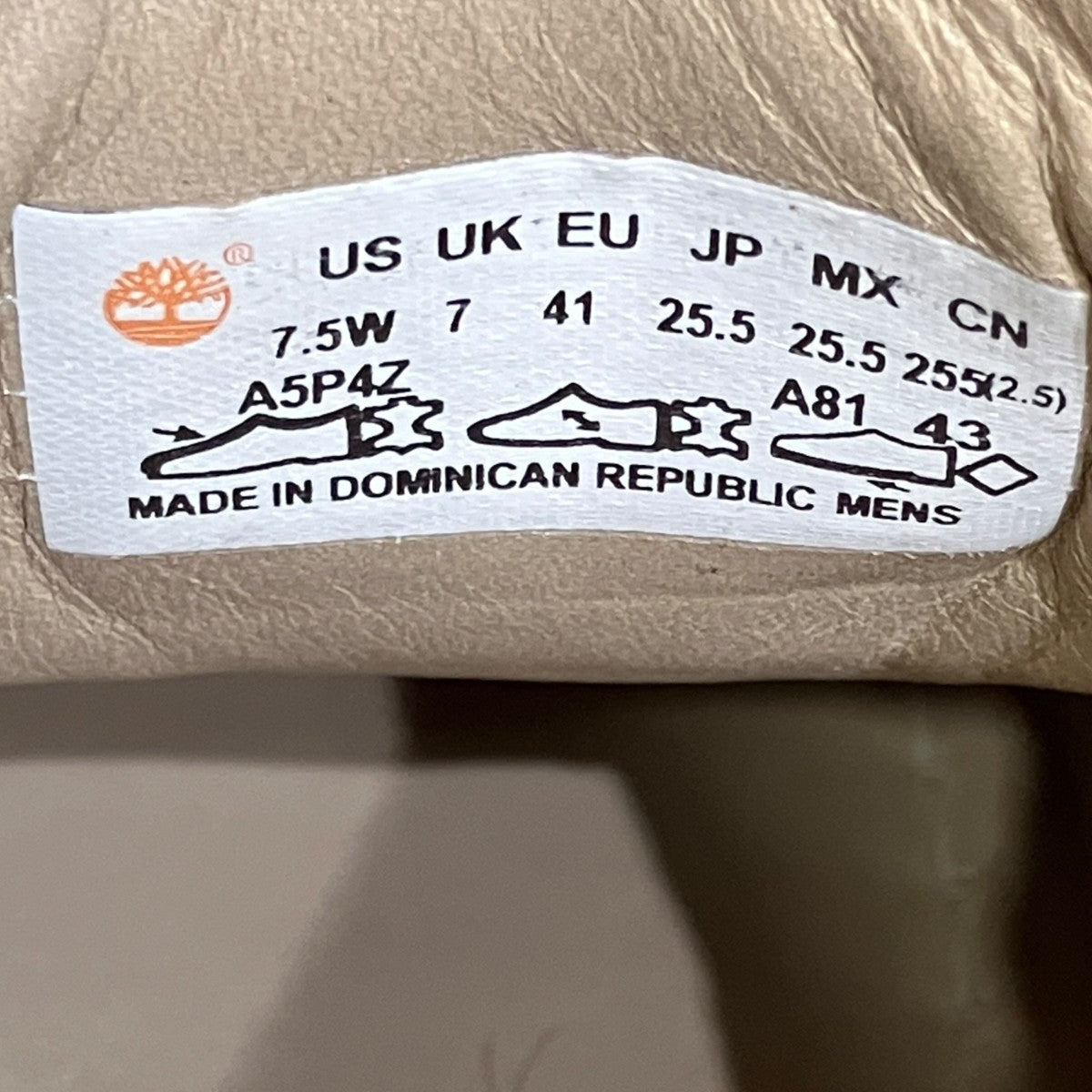 Timberland 3EYE CLASSIC LUGスリーアイレットシューズ0A5P4Z 古着・中古-6枚目のアイテム画像