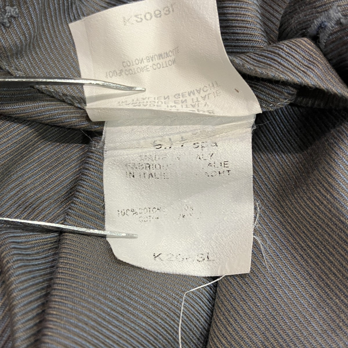 GIORGIO ARMANI 比翼シャツ 古着・中古-6枚目のアイテム画像