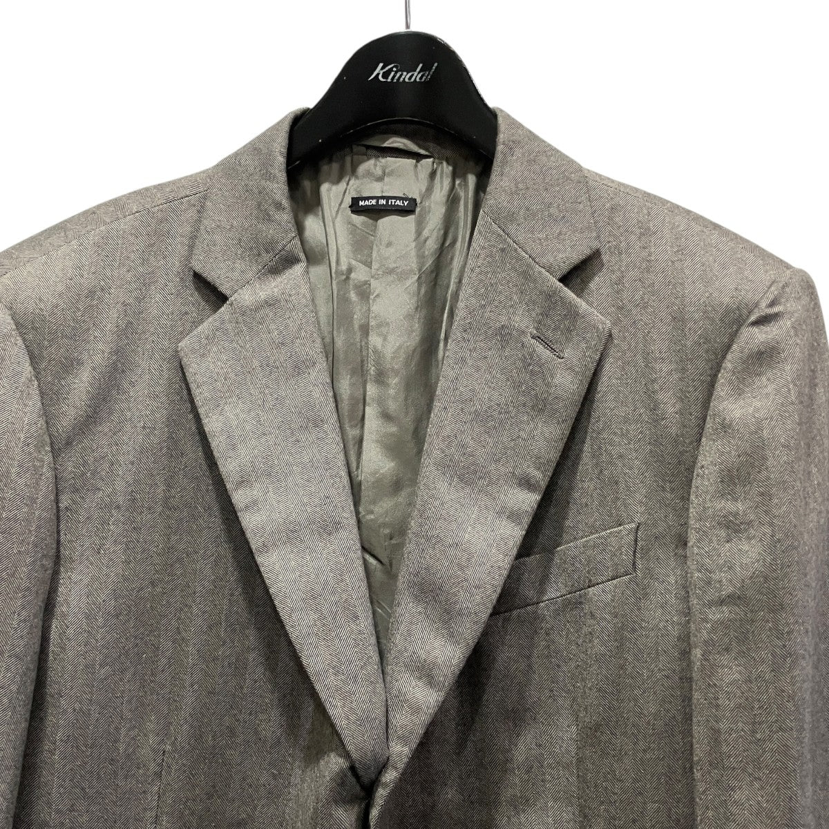 GIORGIO ARMANI カシミヤ3Bジャケット 古着・中古-3枚目のアイテム画像