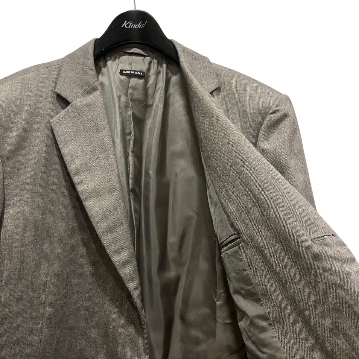 GIORGIO ARMANI カシミヤ3Bジャケット 古着・中古-4枚目のアイテム画像