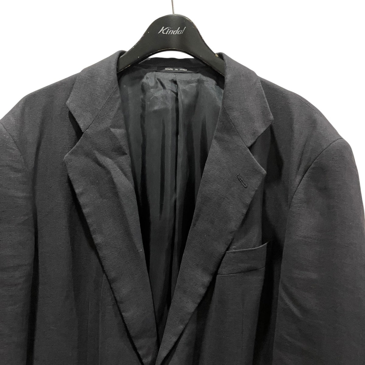 EMPORIO ARMANI リネンジャケット 古着・中古-3枚目のアイテム画像