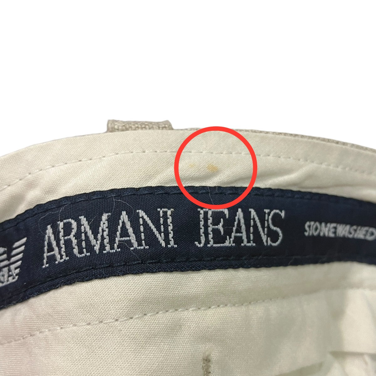 ARMANI JEANS リネンパンツ 古着・中古-7枚目のアイテム画像