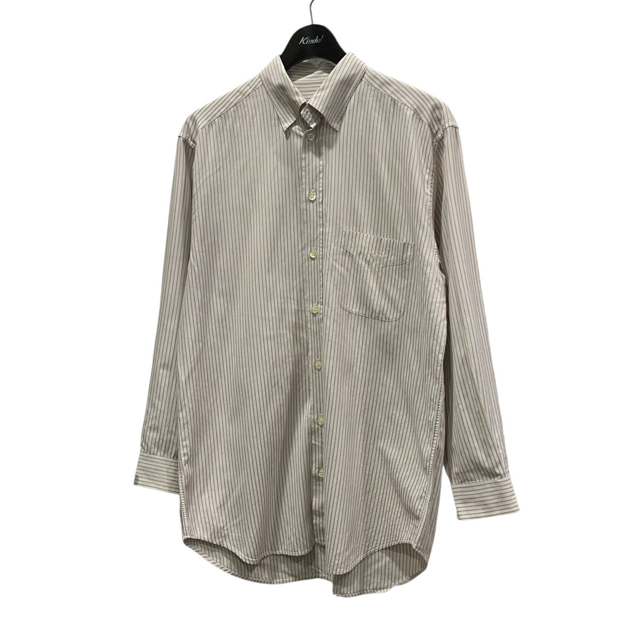 EMPORIO ARMANI ストライプシャツ 古着・中古-1枚目のアイテム画像