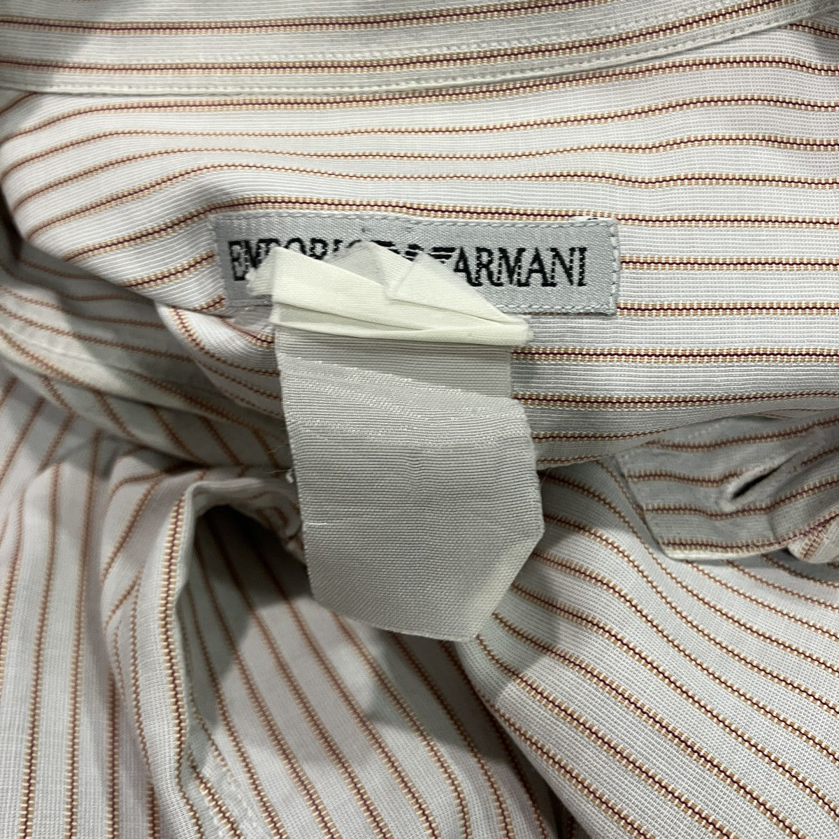 EMPORIO ARMANI ストライプシャツ 古着・中古-6枚目のアイテム画像