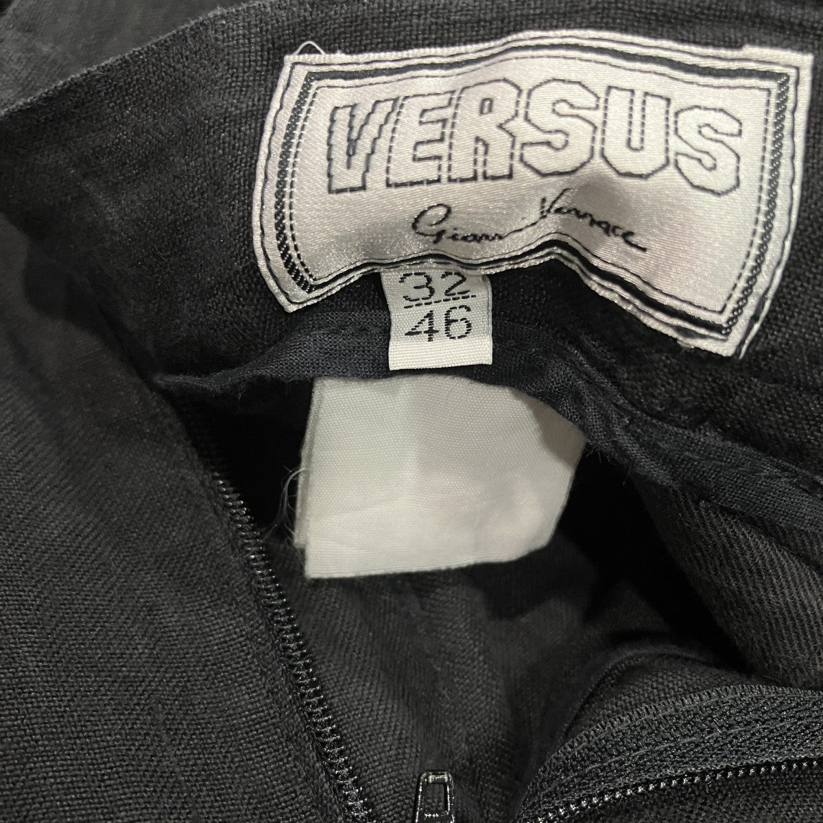 VERSUS VERSACE タックパンツ 古着・中古-5枚目のアイテム画像