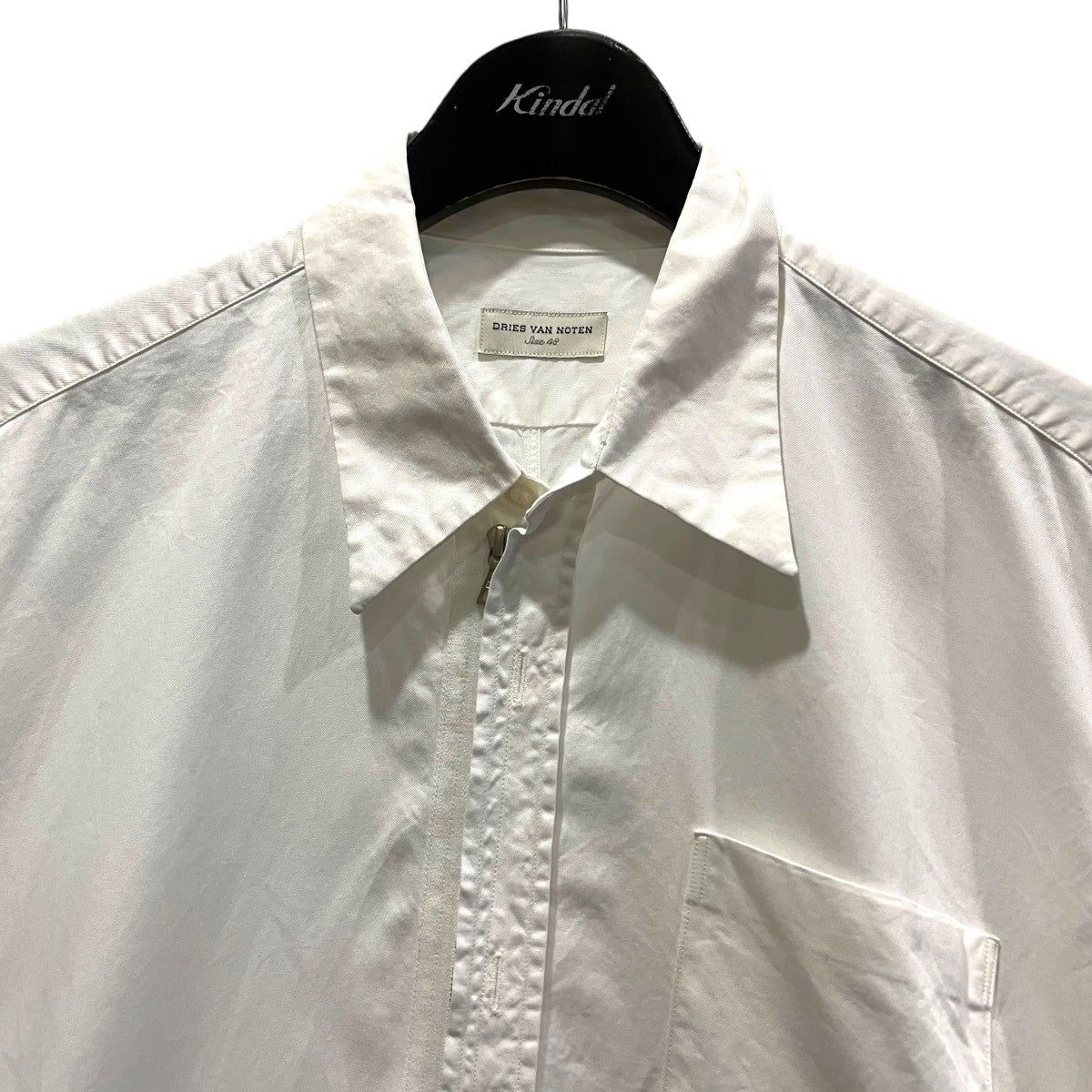 DRIES VAN NOTEN ジップシャツ 古着・中古-3枚目のアイテム画像