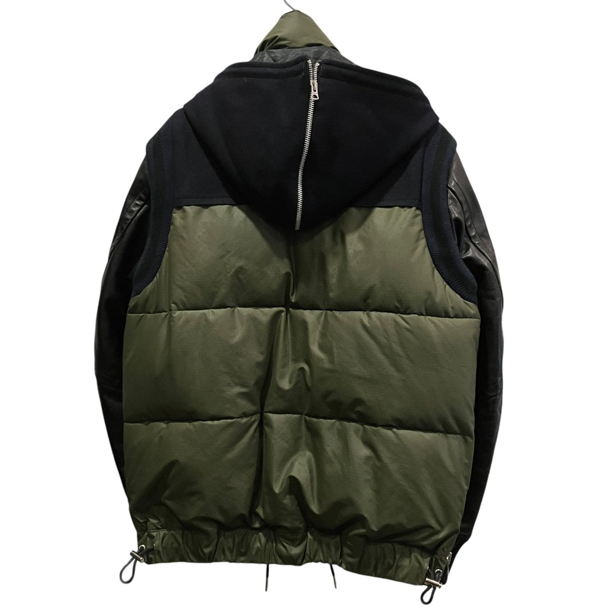 sacai(サカイ) アームレザーダウンジャケット21-02645M 21-02645M