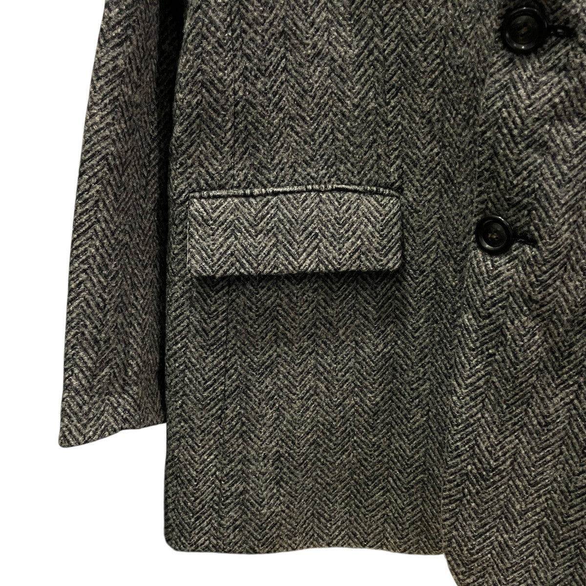 UNISEX DADDY CLASSIC WOOL JACKETヘリンボーンテーラードジャケット