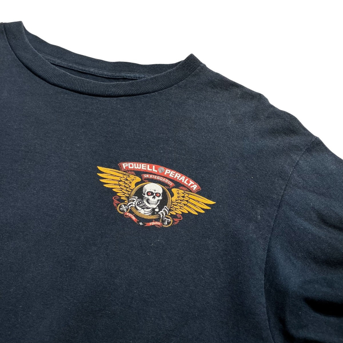 バックプリント長袖Tシャツ