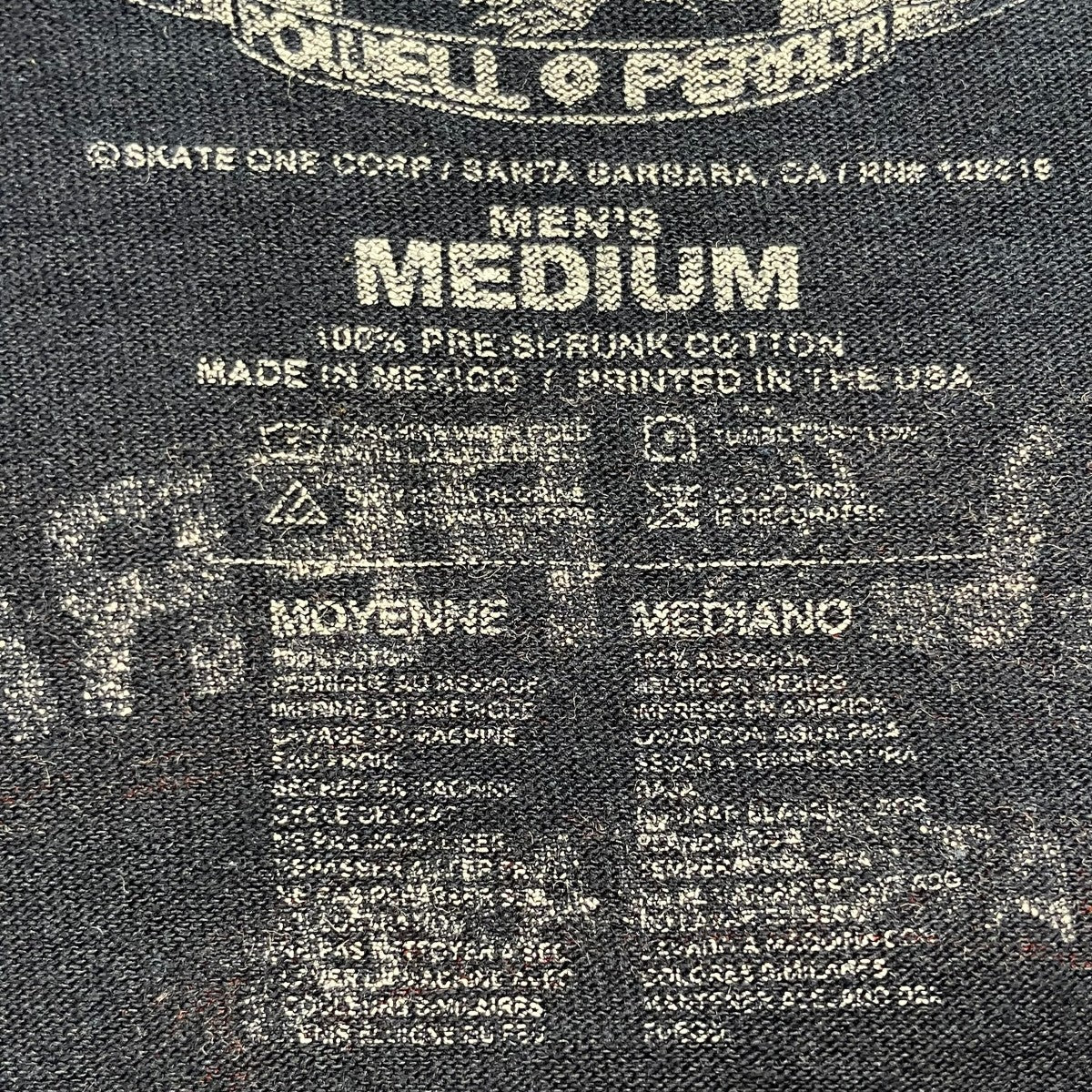 バックプリント長袖Tシャツ