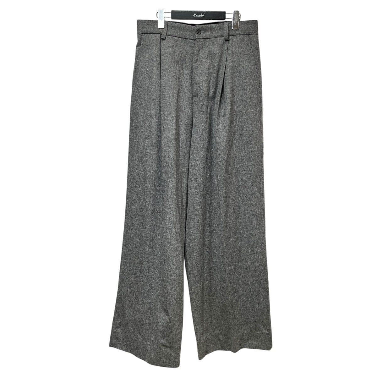 W CA BEAVER EXTRA WIDE TROUSERSウールカシミヤビーバー エクストラワイドトラウザーズst.1255
