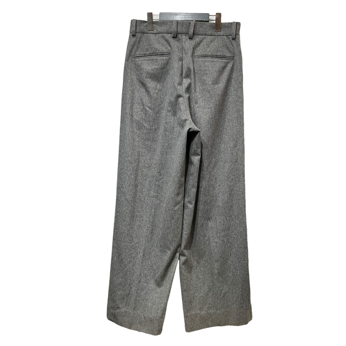 W CA BEAVER EXTRA WIDE TROUSERSウールカシミヤビーバー エクストラワイドトラウザーズst.1255