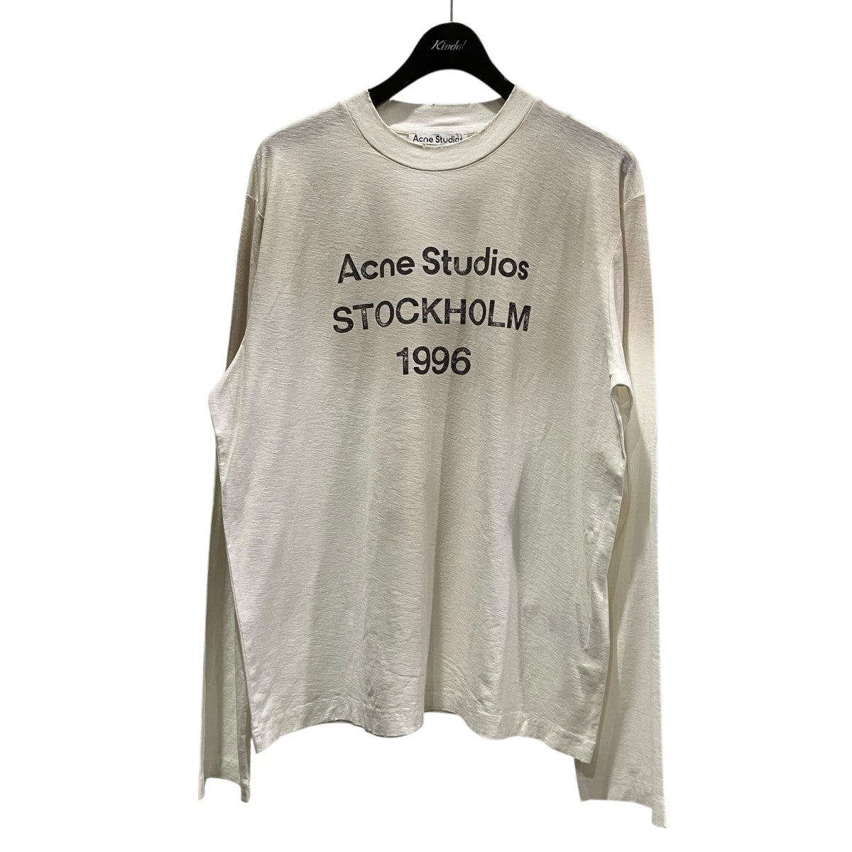 加工長袖ロゴTシャツFN-UX-TSHI000016