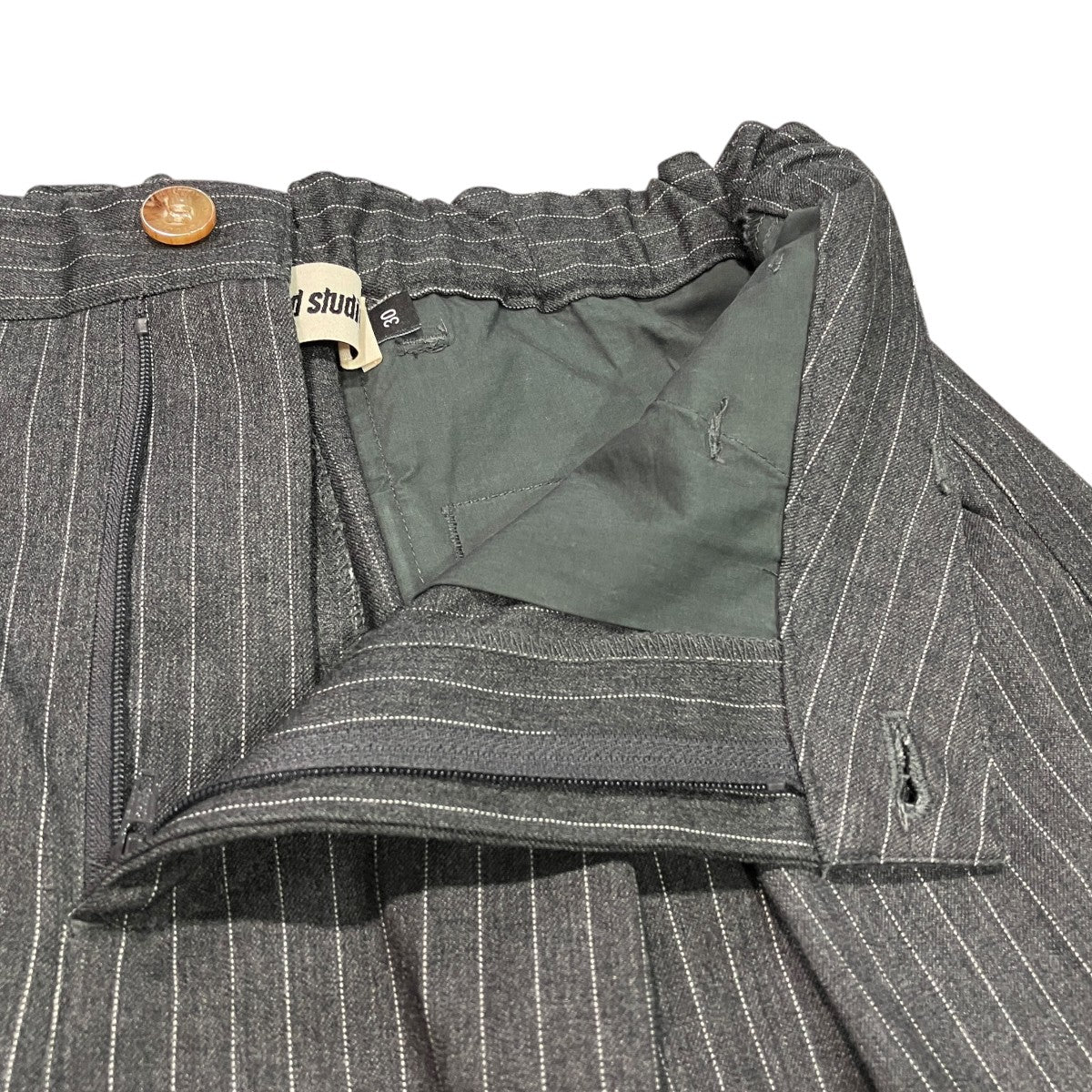 25AWElastic Waist Baggy Pantバギーパンツ