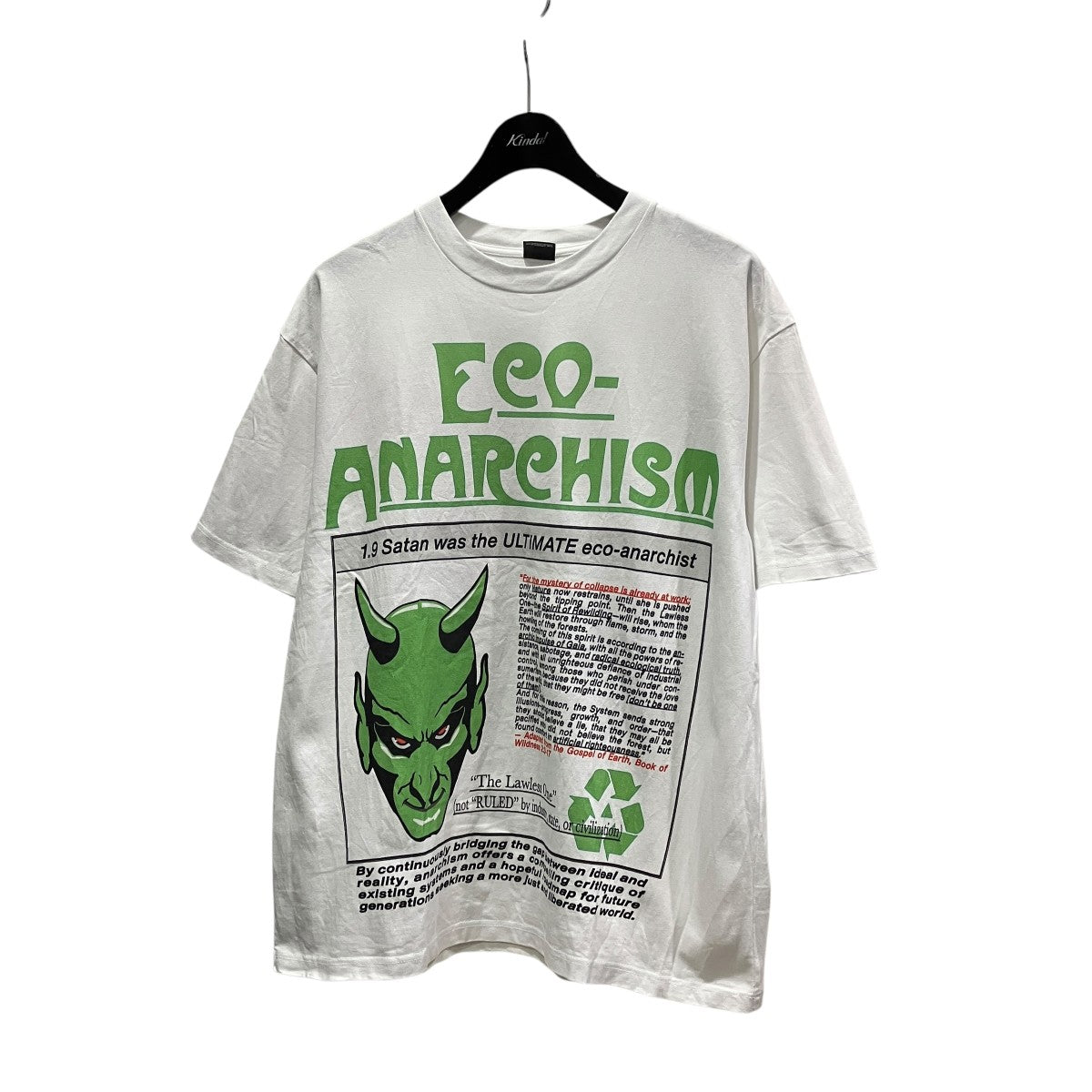 ECO-ANARCHIST半袖Tシャツ