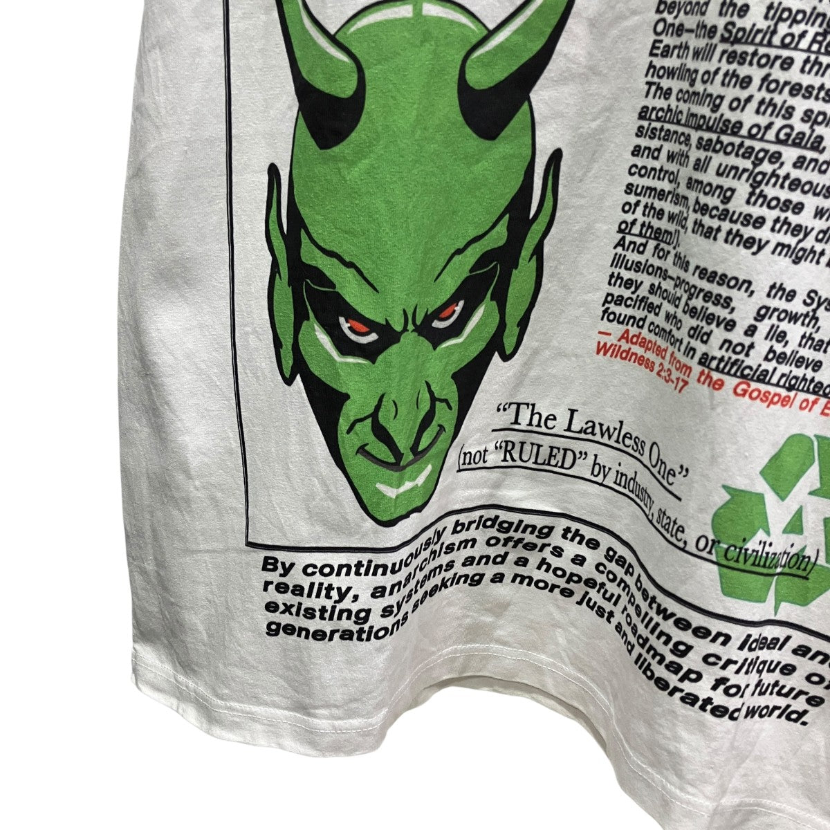 ECO-ANARCHIST半袖Tシャツ