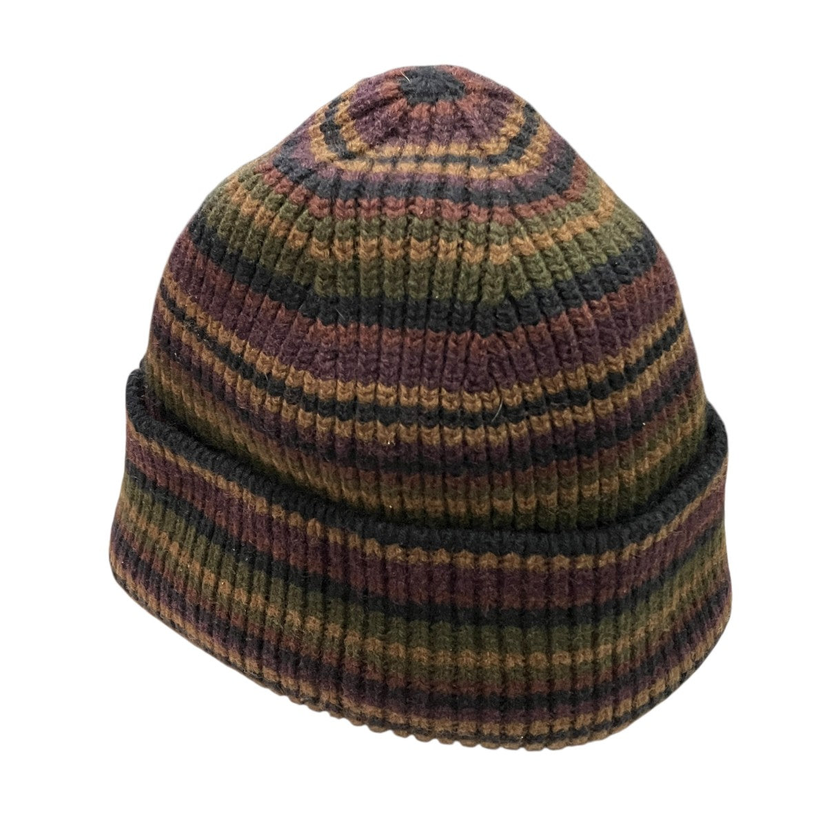 25AWStriped Wool Blend Beanieニットキャップ ビーニー