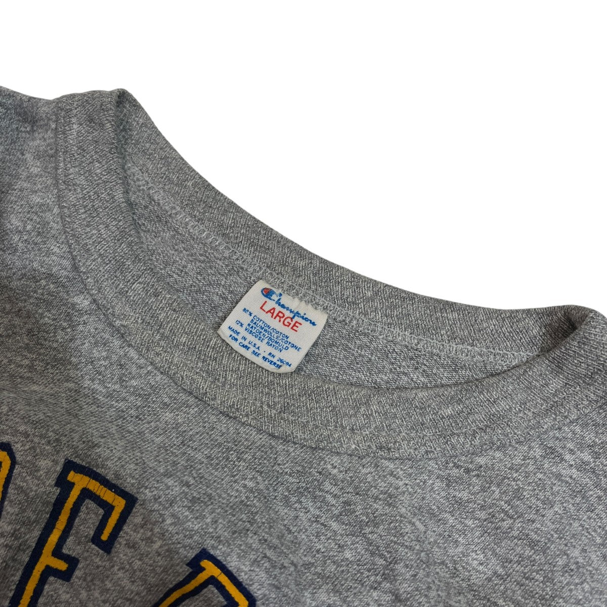 80s トリコタグNOTRE DAMEプリントTシャツ