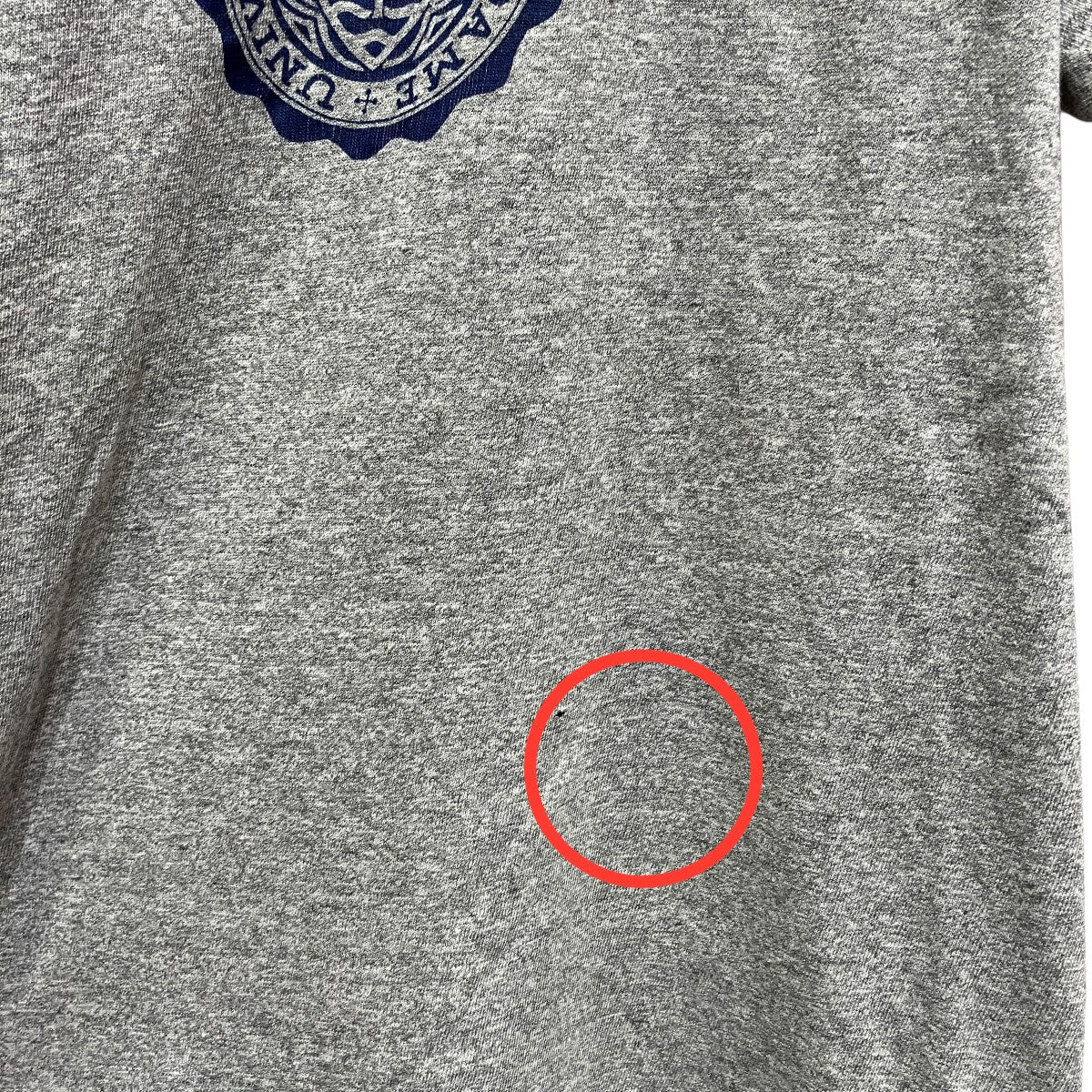 80s トリコタグNOTRE DAMEプリントTシャツ
