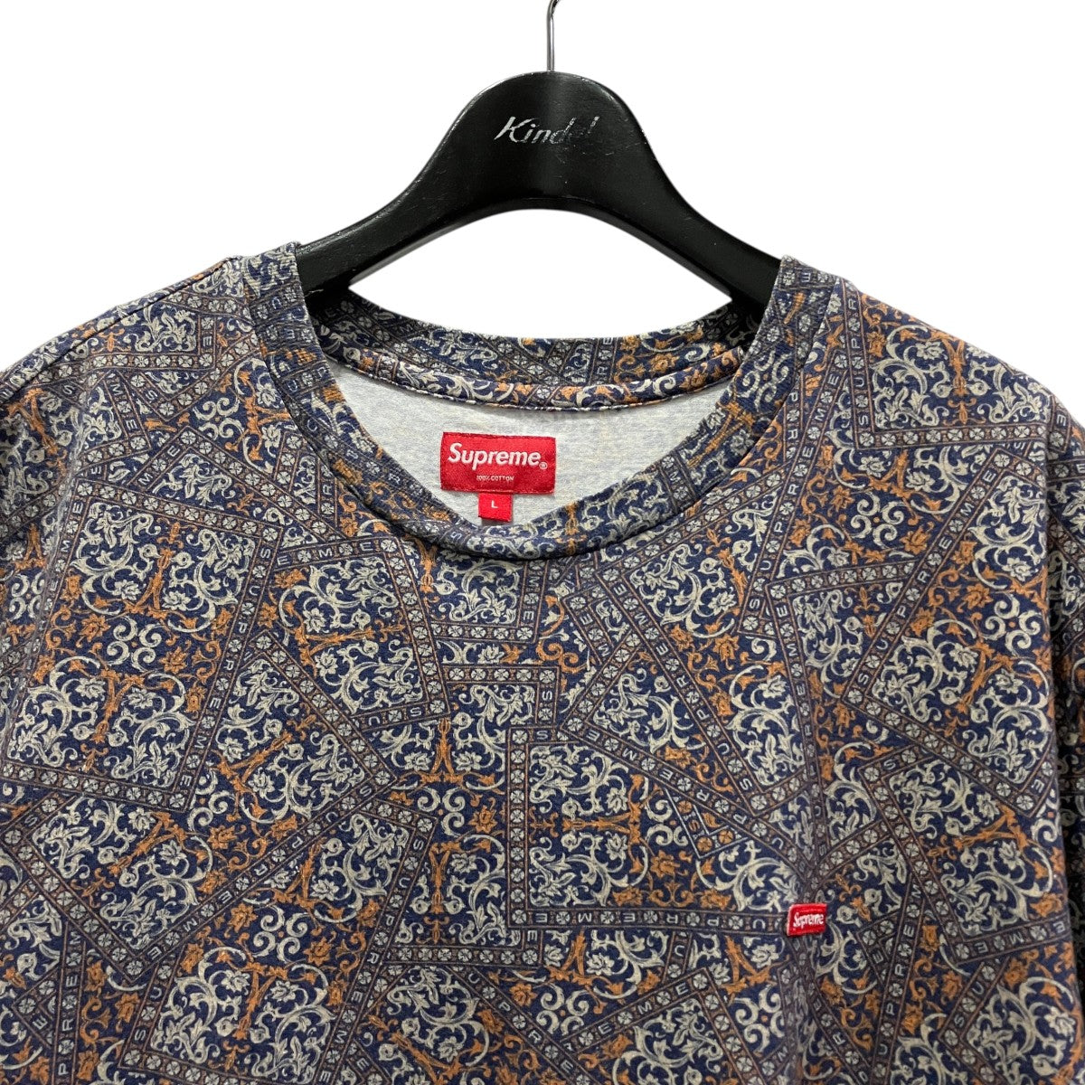 ペイズリー柄半袖Tシャツ