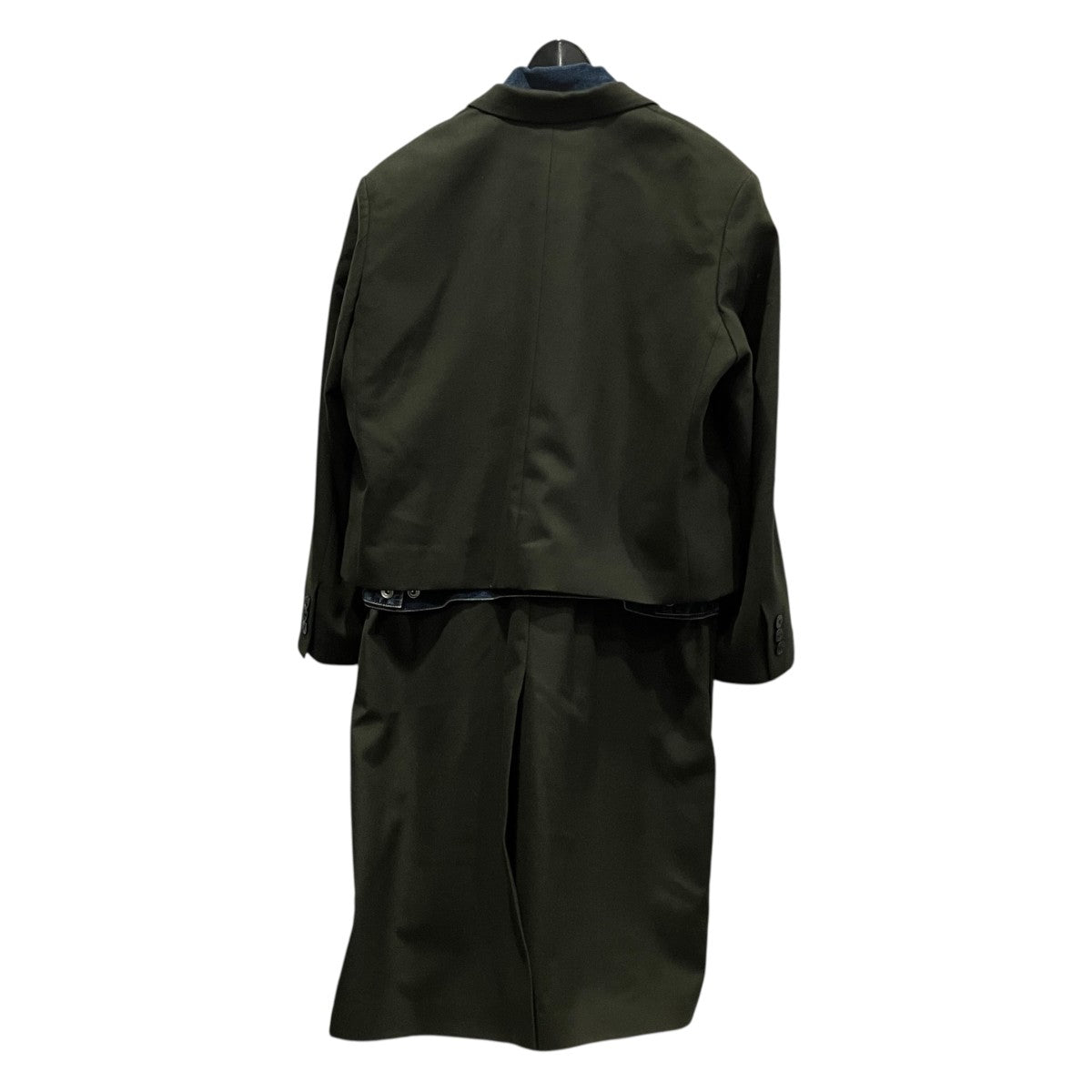 Wool Flannel x Denim Coatデニムジャケットドッキングコート26-04082M