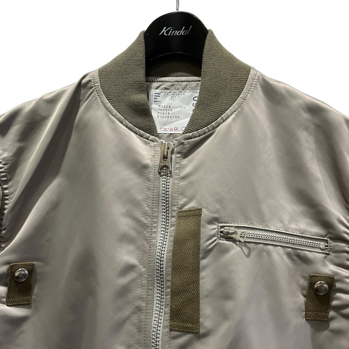 Nylon Twill Blouson   Jacketナイロンブルゾン23-03260M