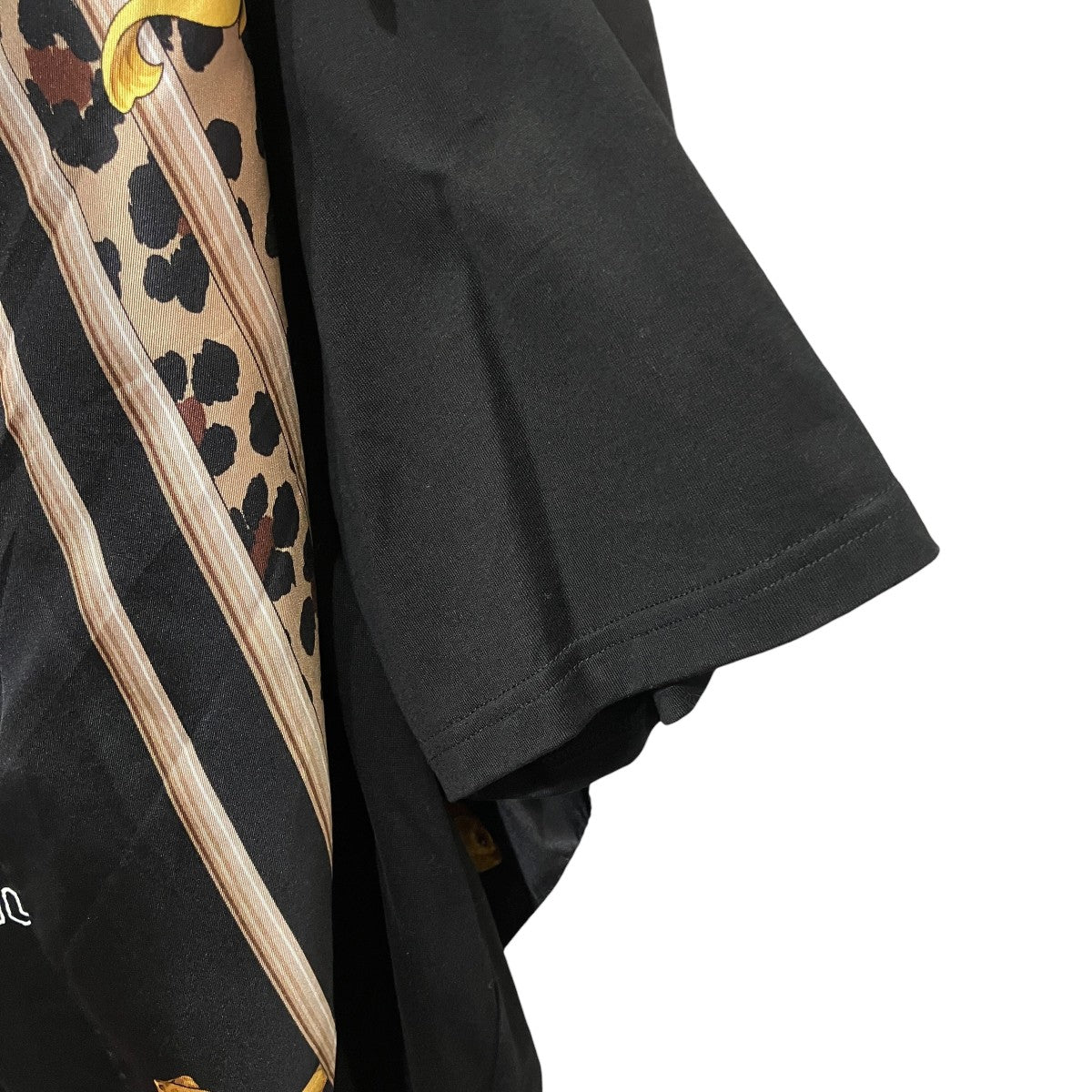 SOORP SILK SCARF TEEスカーフドッキングTシャツWO-T002