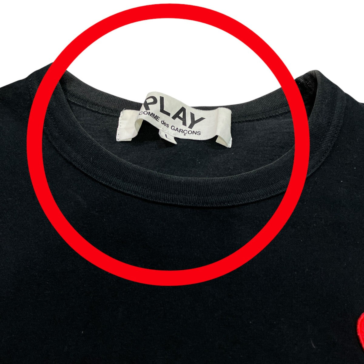 ハートワッペンTシャツ