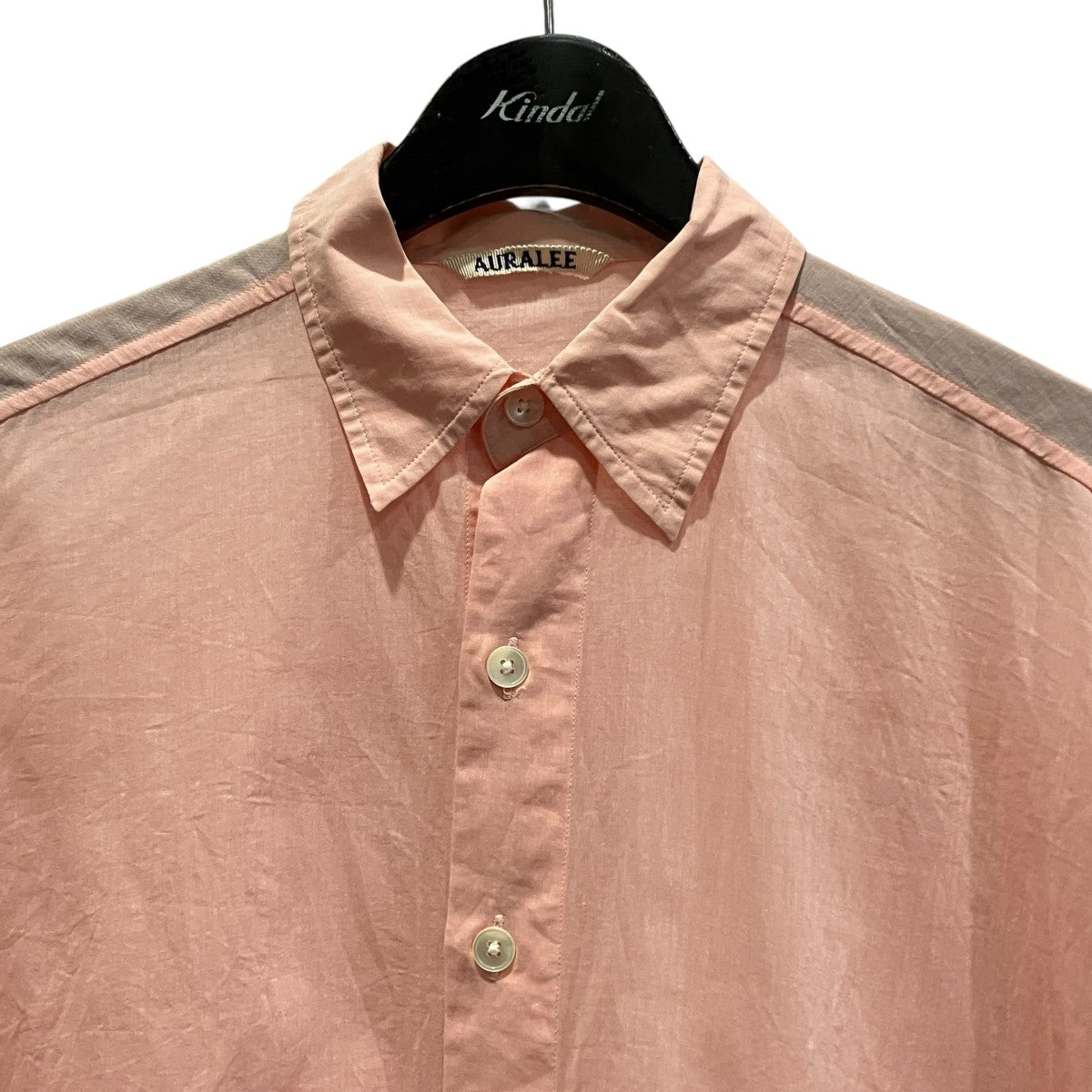 HARD TWIST FINK ORGANDY HALF SLEEVED SHIRT半袖シャツA24SS02VO