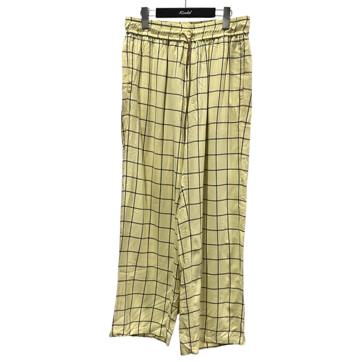 RAYON CHECK SLACKSイージーチェックスラックスANC-PT42