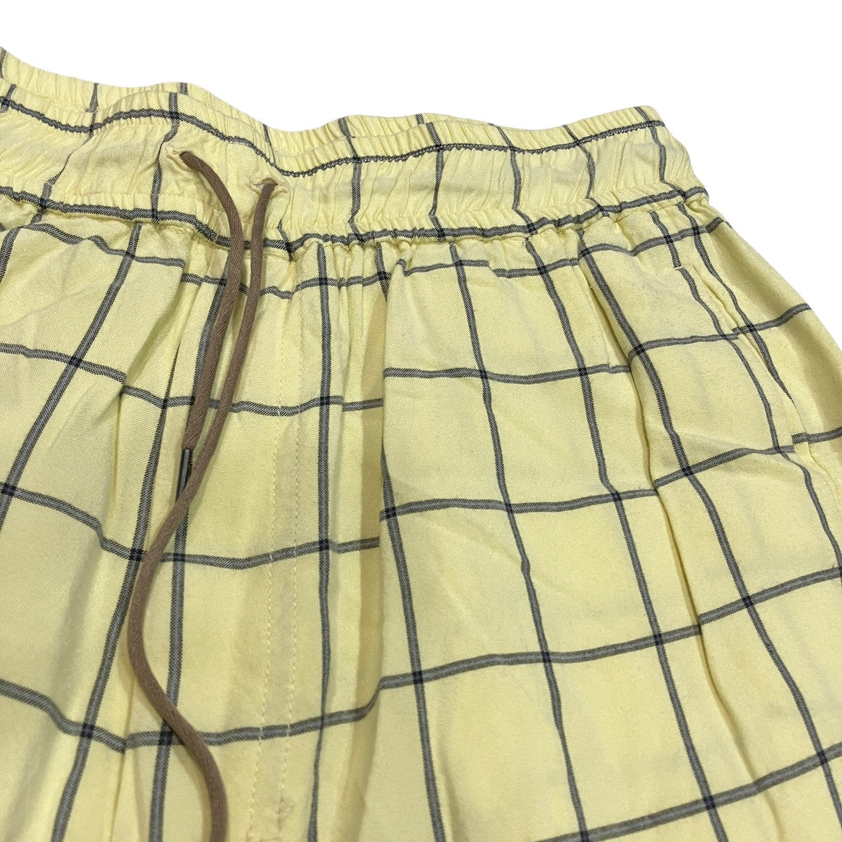 RAYON CHECK SLACKSイージーチェックスラックスANC-PT42