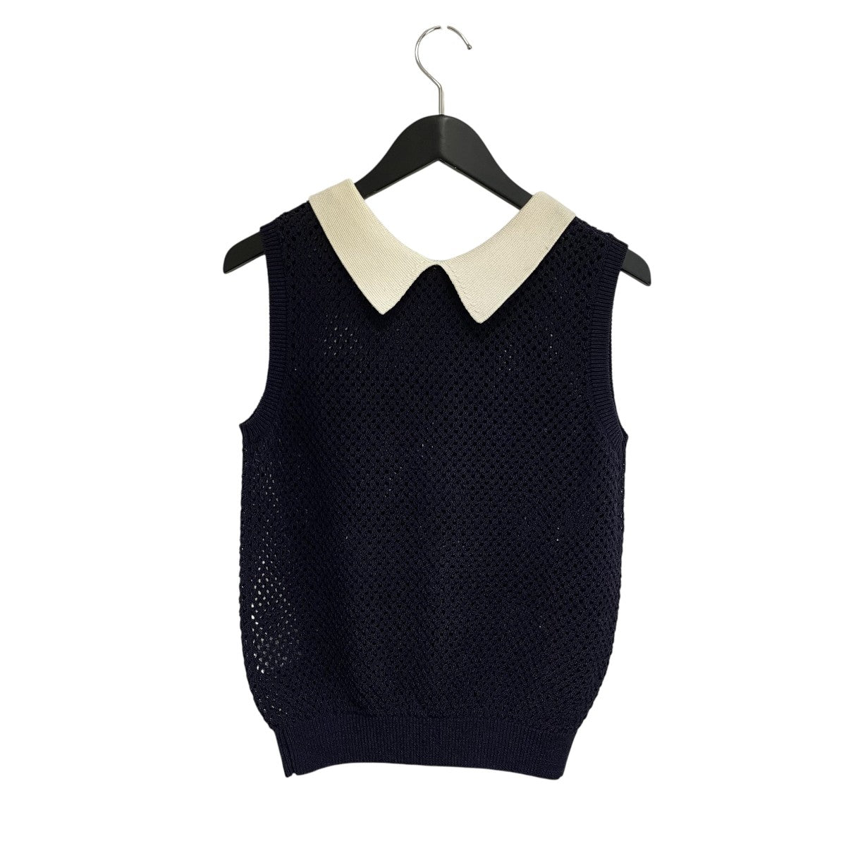TORRAZZO DONNA 襟付きノースリーブニット6266-336 古着・中古-2枚目のアイテム画像