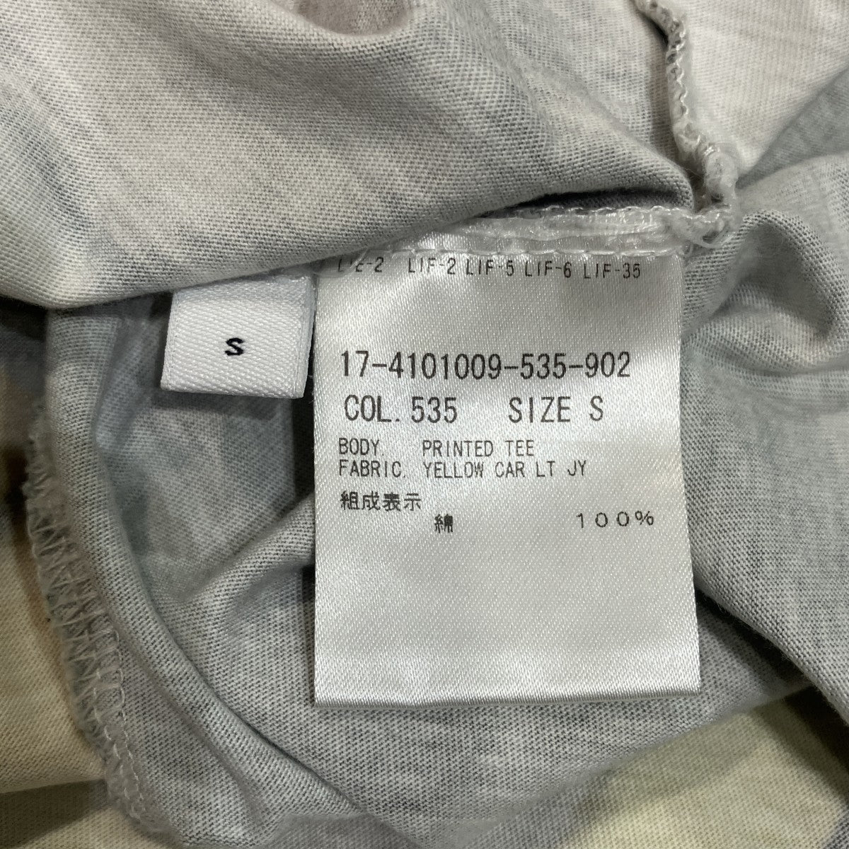 総柄Tシャツ17-4101009-535-902
