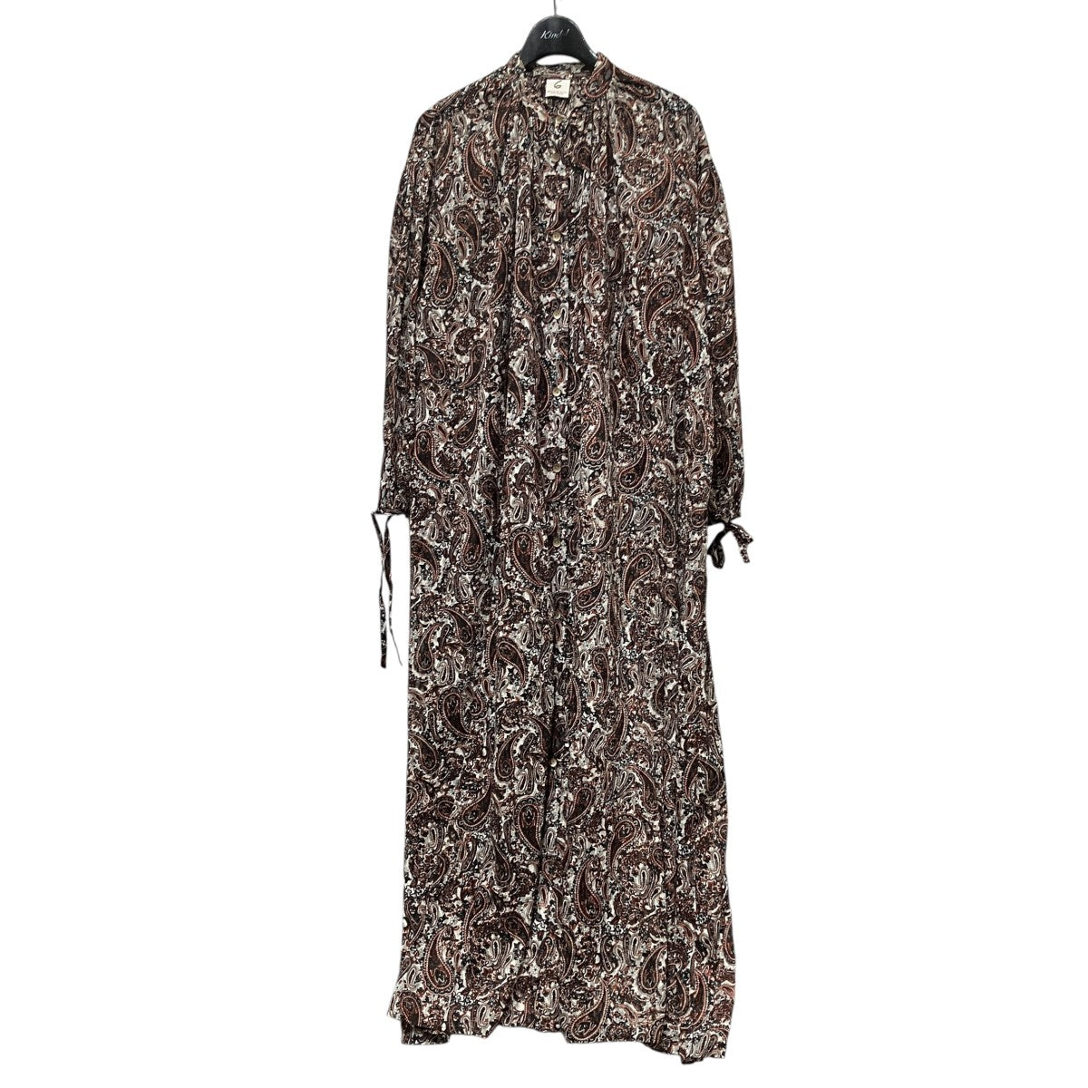 6MIX PAISLEY LONG OPペイズリー柄ワンピース8626-299-0005