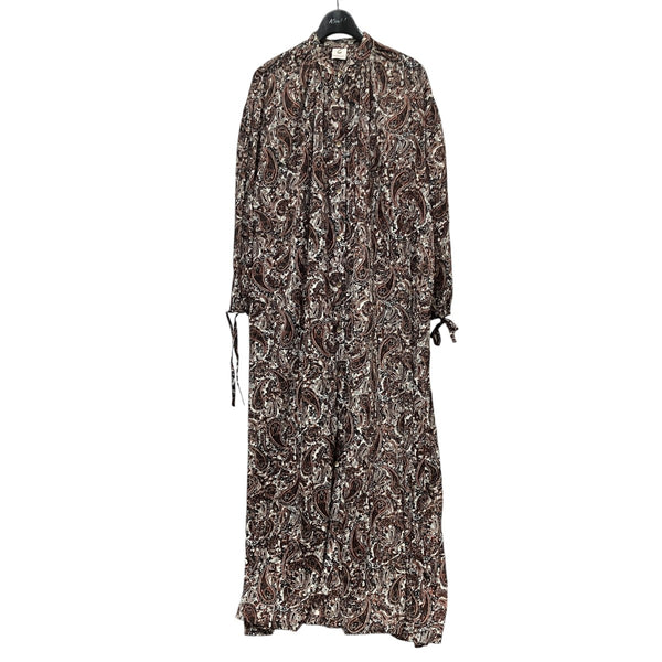 えこ　スーパービューティー　ペイズリー柄ロングワンピース　44(XL)新品 6(ROKU) BEAUTY＆YOUTH(ロクビューティアンドユース) 6MIX PAISLEY