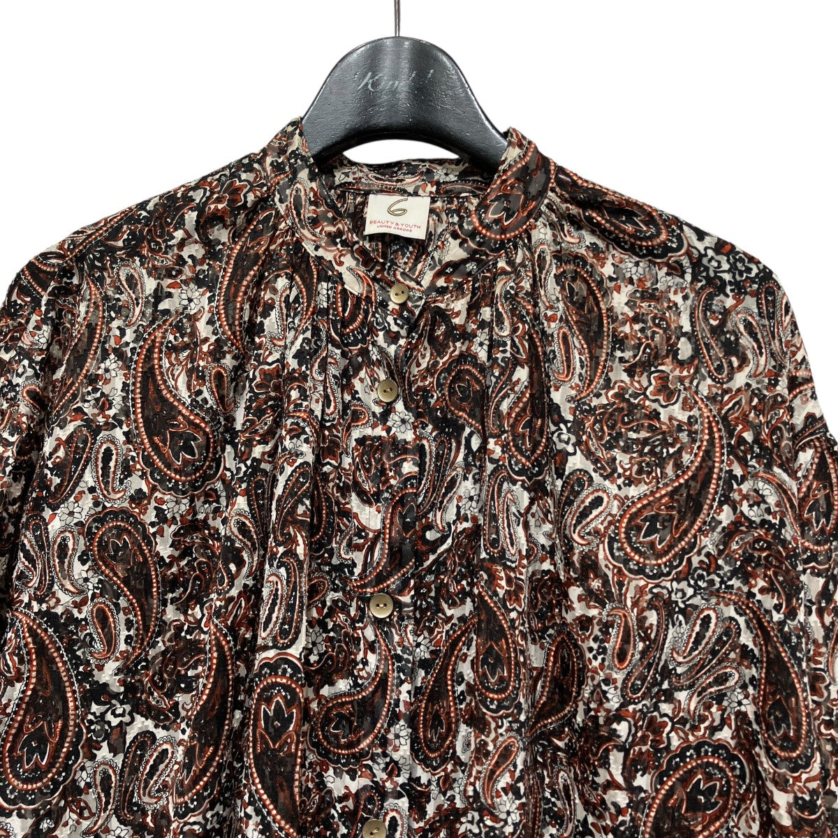 6MIX PAISLEY LONG OPペイズリー柄ワンピース8626-299-0005