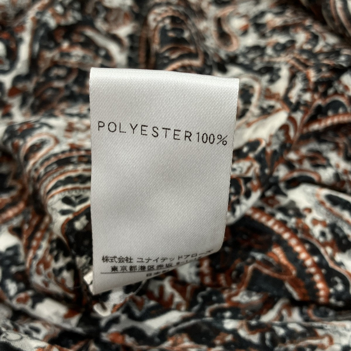 6MIX PAISLEY LONG OPペイズリー柄ワンピース8626-299-0005