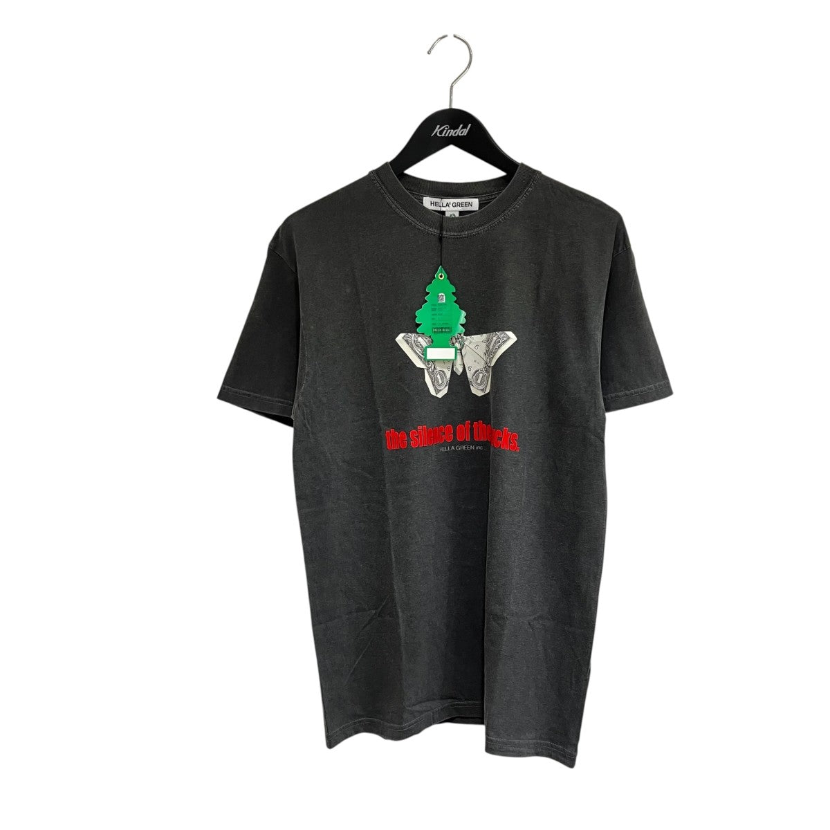 HELLA GREEN Butterfly S S T-shirt半袖TシャツHG2520-TS02 古着・中古-1枚目のアイテム画像