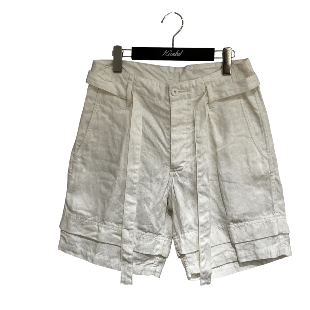 MOJITO リネンベルテッドハーフパンツ2081-1904 古着・中古-1枚目のアイテム画像