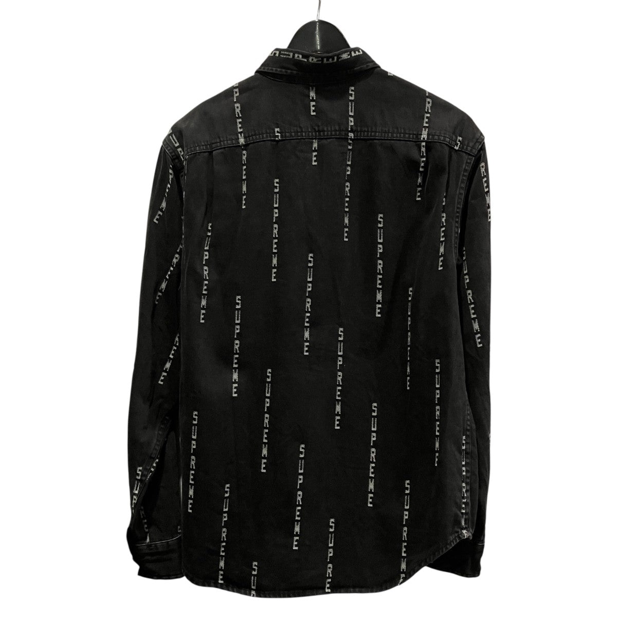 Logo Stripe Jacquard Denim Shirtロゴストライプジャガードデニムシャツ