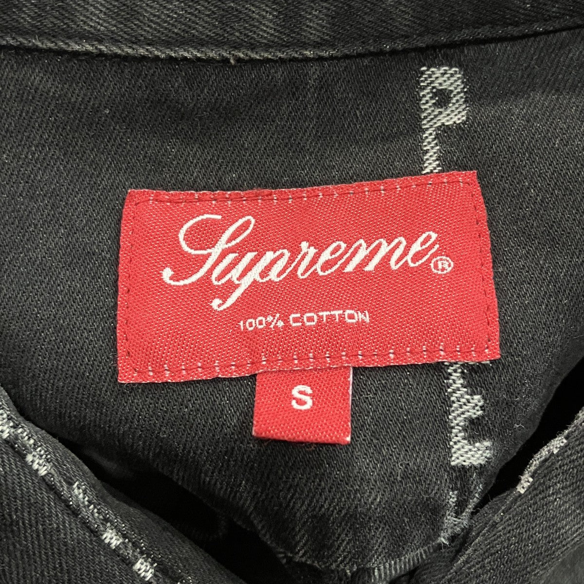 Logo Stripe Jacquard Denim Shirtロゴストライプジャガードデニムシャツ