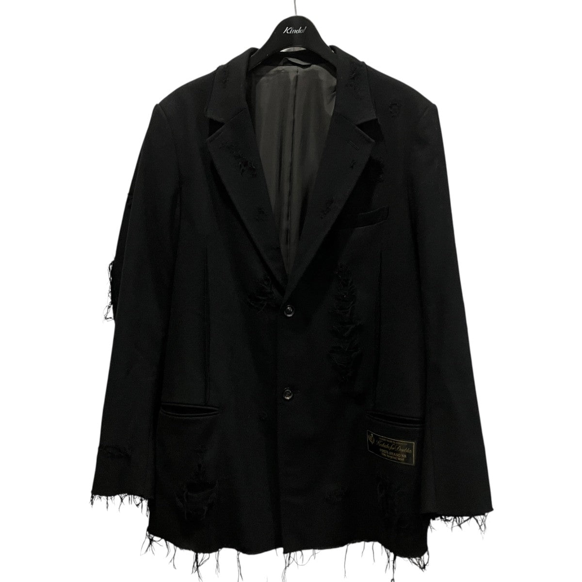 RECYCLE WOOL DAMAGE JACKETダメージ加工ジャケット22SS07JK48