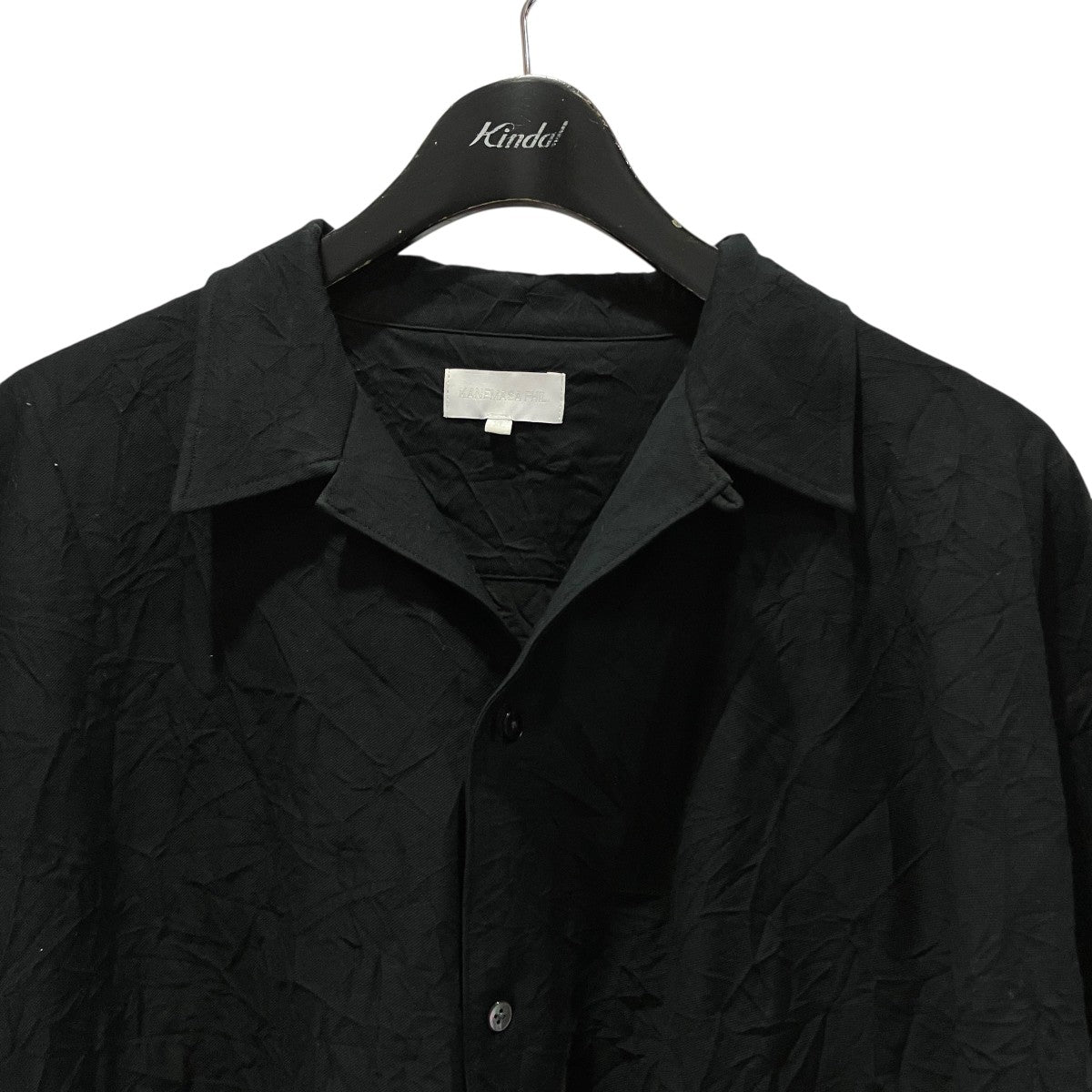 シワ加工シャツKM24A-044