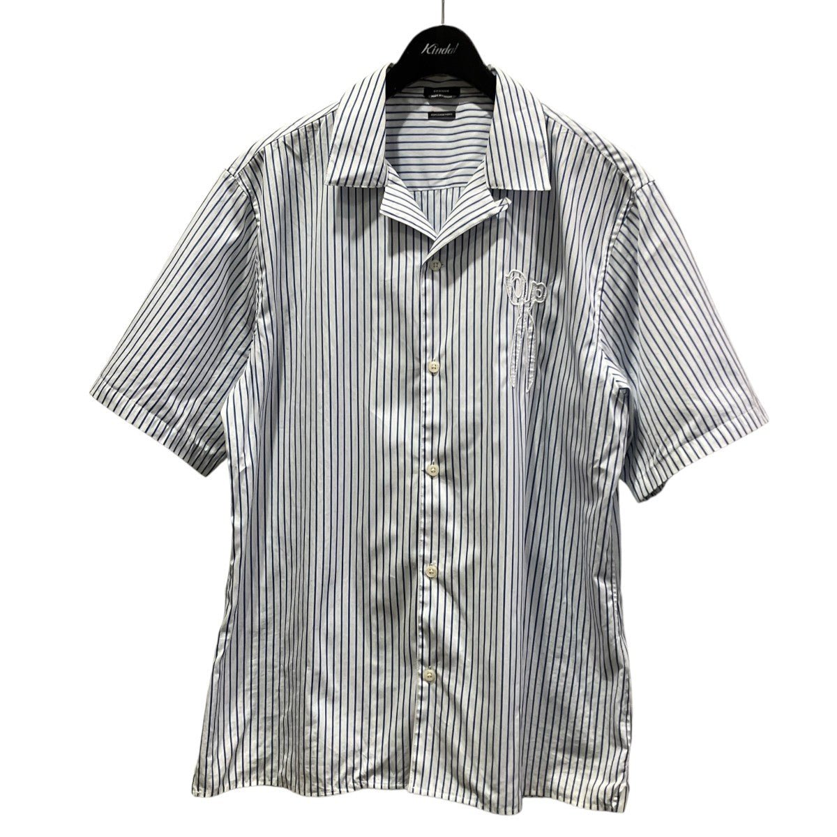 SCISSOR PATCH BOWLING SHIRT CPSストライプオープンカラーシャツ01-26-04-40-050