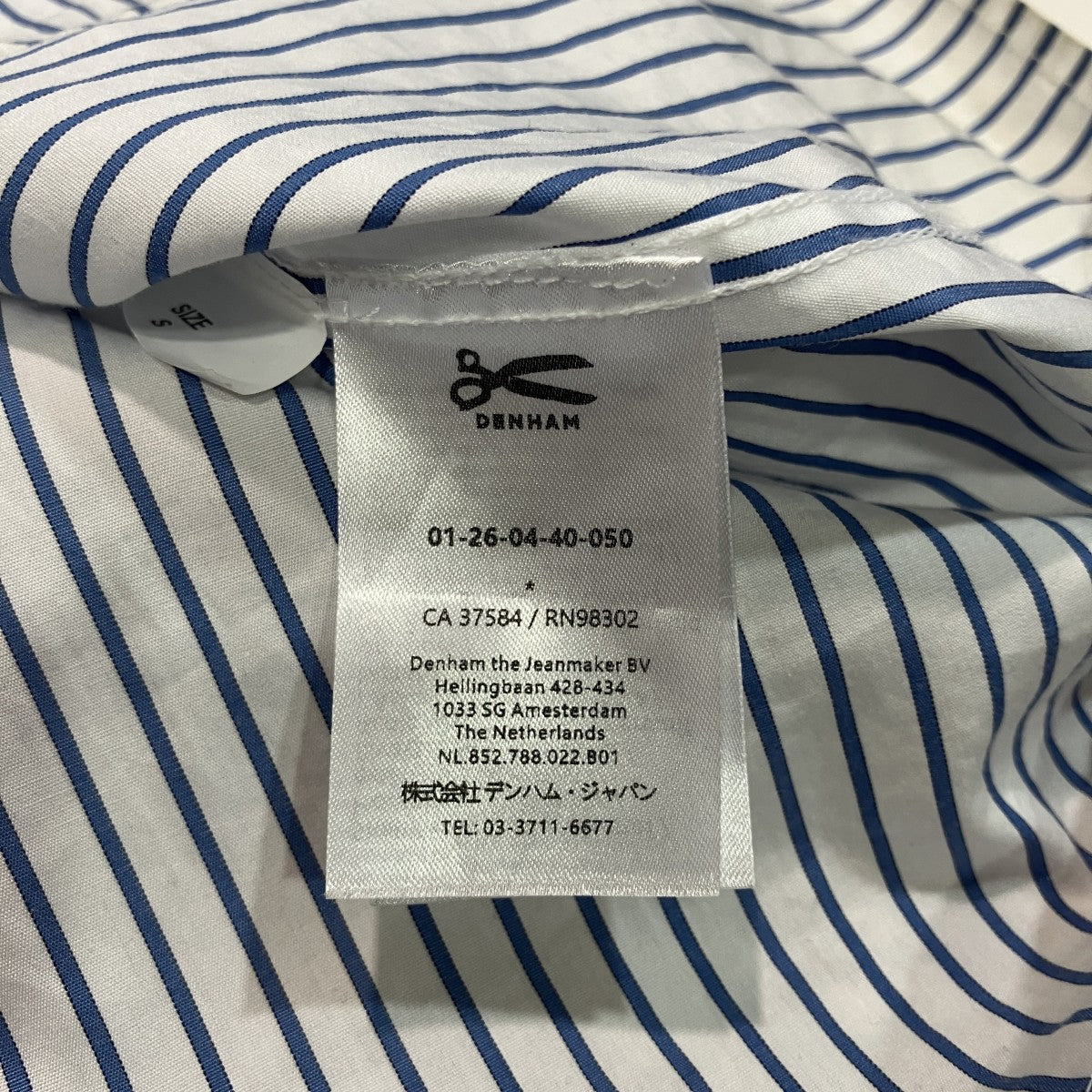 SCISSOR PATCH BOWLING SHIRT CPSストライプオープンカラーシャツ01-26-04-40-050