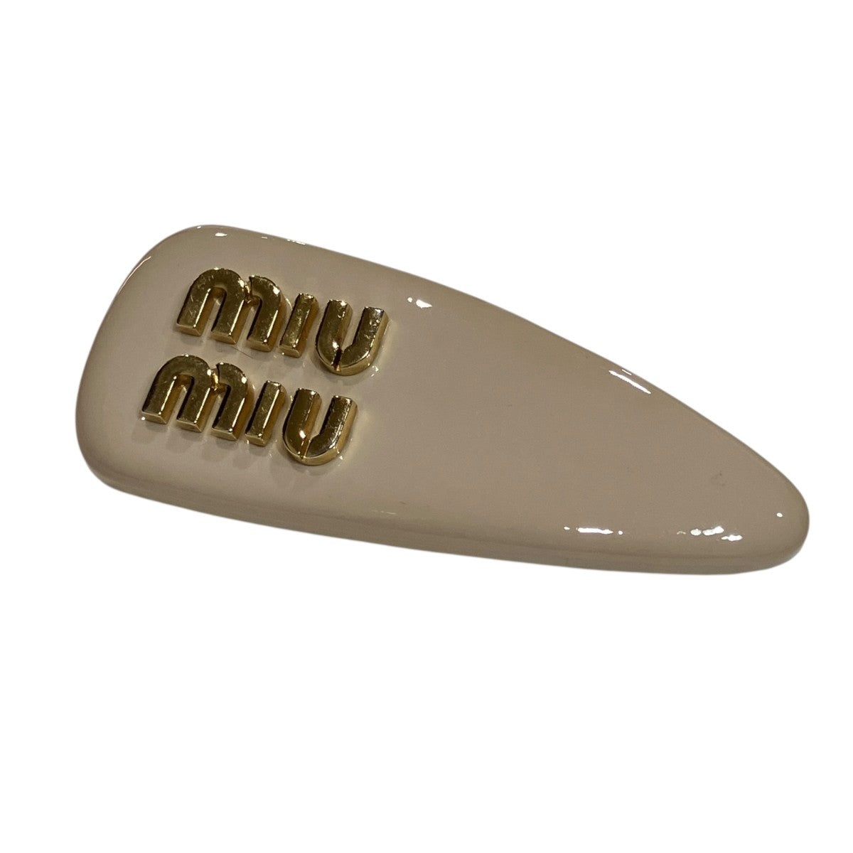 MIU MIU バレッタ ヘアクリップ 古着・中古-1枚目のアイテム画像