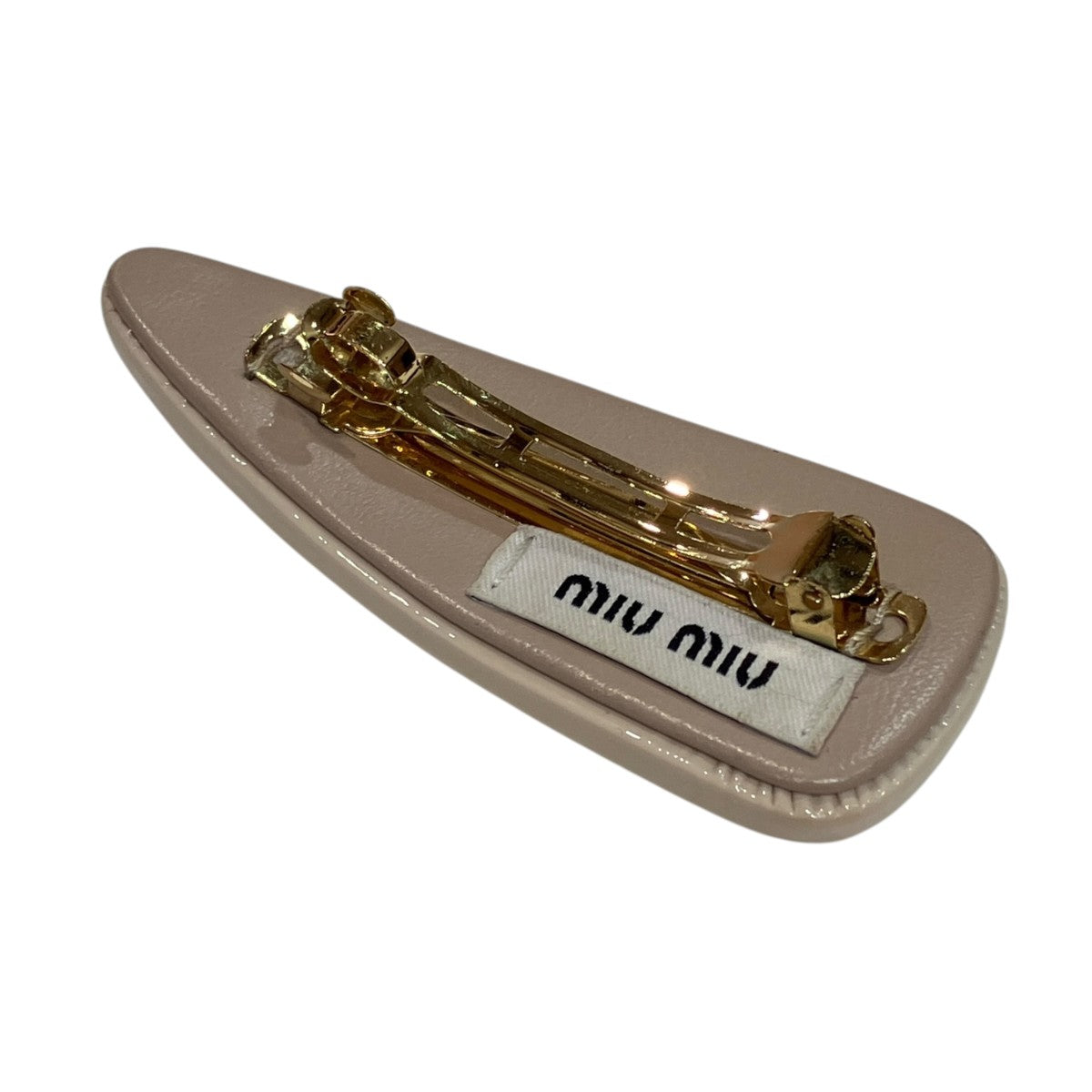 MIU MIU バレッタ ヘアクリップ 古着・中古-2枚目のアイテム画像